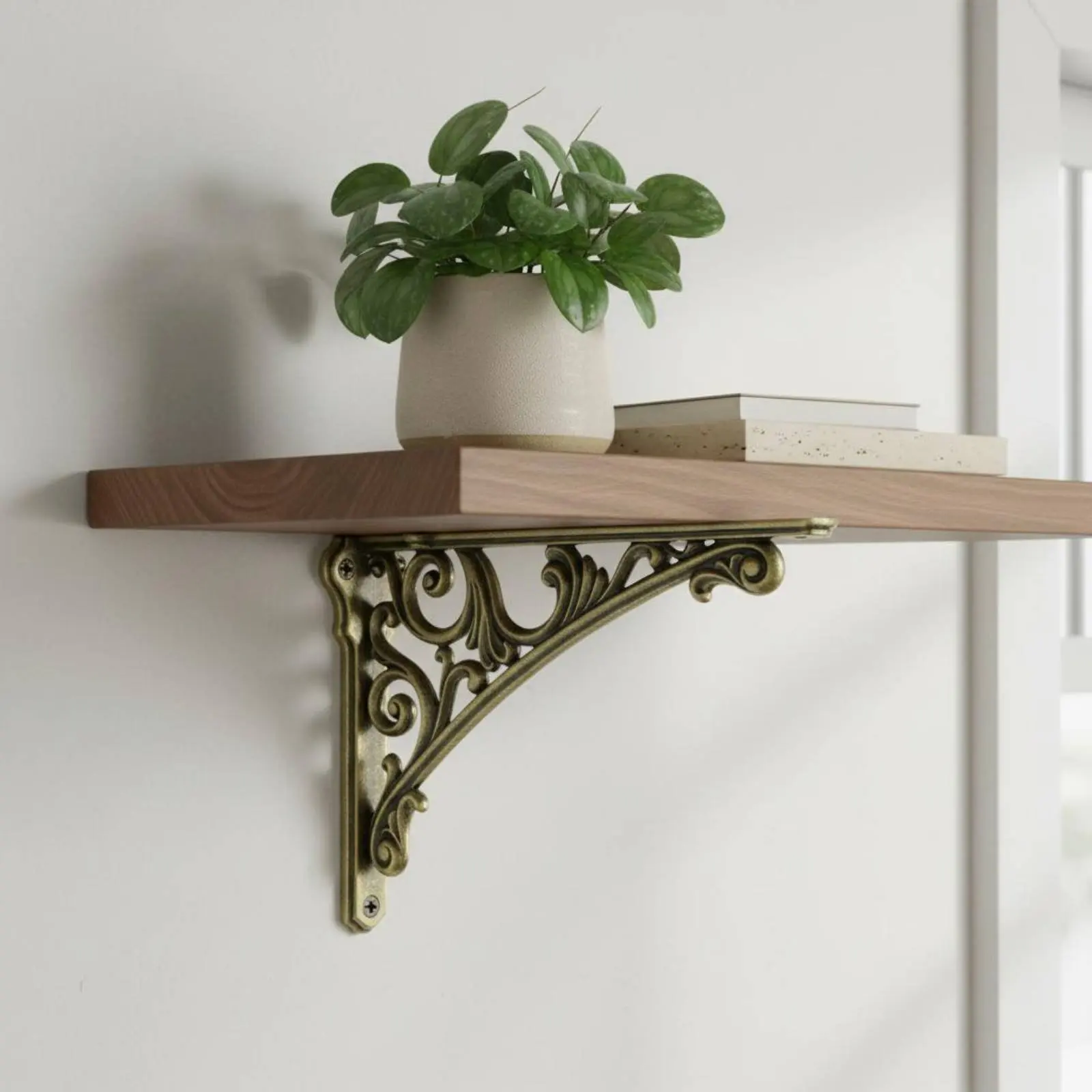 

Vintage Design Triangle Bracket Thickened Metal European Design Shelf Holder Home Improvement Hardware for Kitchen, Bathroom
