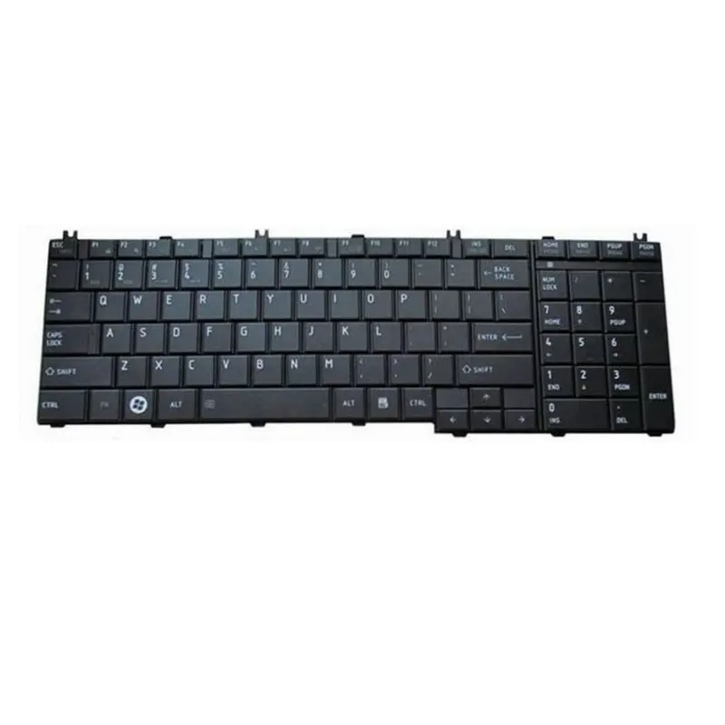 Keyboard Laptop Baru untuk Toshiba Satellite C655 C655D C650 C660 C665 Cc675 L755d C670D L650 L655 L670 L675 L750 L755 Hitam AS