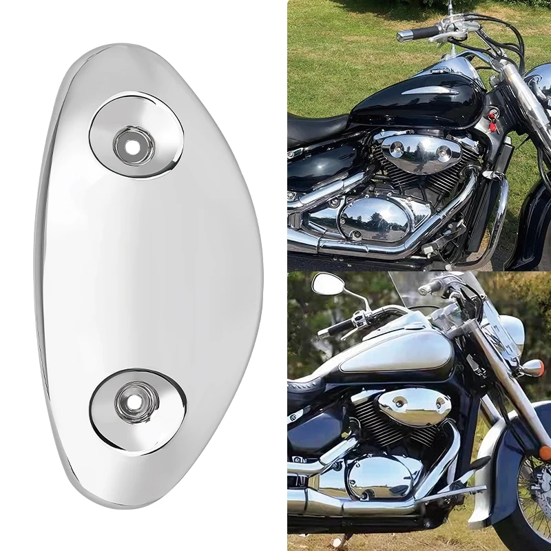 

Motorcycle Air Cleaner Cover Intake Case Covers ProtectionAir Filter Cap Chrome Fit For Suzuki VL400 VL 400 800 VL800 2001-2017