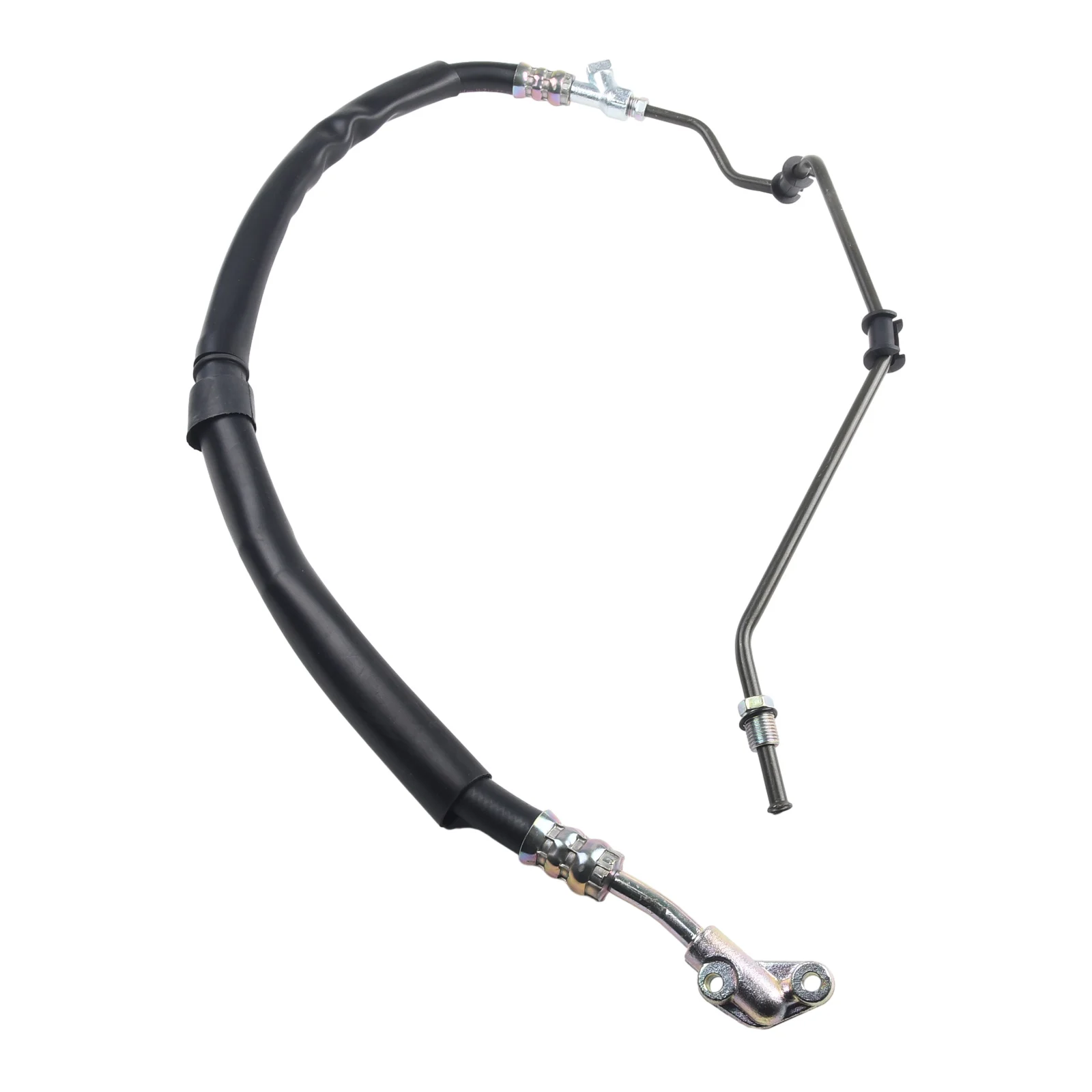 

Car Accessories Line Hose Easy Installation Black/Silver Direct Fit Line Hose Assembly Plastic/Metal High Quality