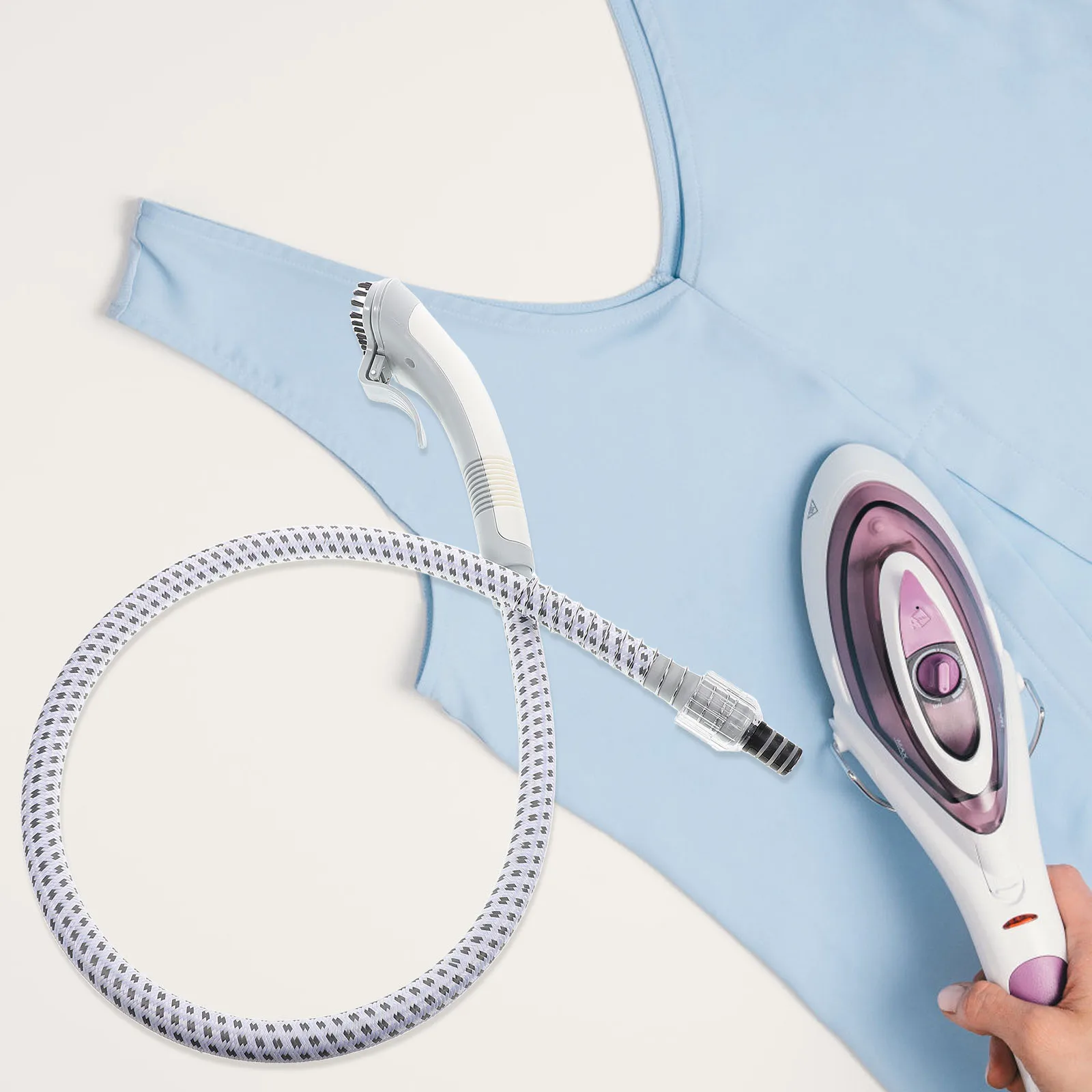 

Garment Steamer Accessories Portable Replacement Hose for Iron Plastic Guide Extension