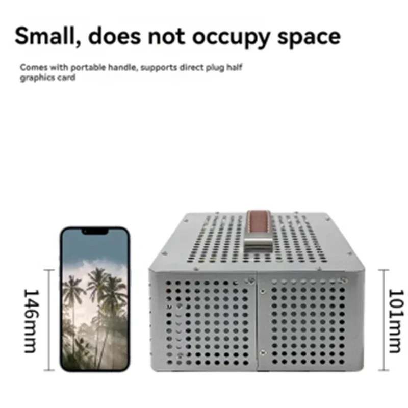 Hot Sale Tx Case Compact Small Case Portable Desktop Computer Host HTPC Motherboard Small 1u Power Supply