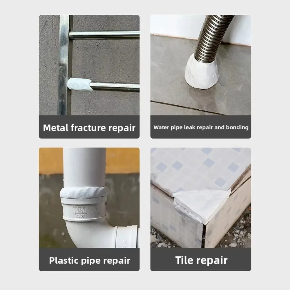 Waterproof Steel Reinforced Epoxy Repair Putty Oil Resistant Pipe Leak Repair Epoxy Putty Repair Kit Heat Resistant
