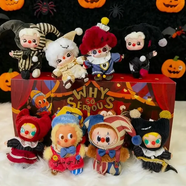 

100% Authentic POP MART The Monsters Labubu WHY SO SERIOUS Series Halloween Edition Blind Box Collectible Vinyl Doll Toy Figure