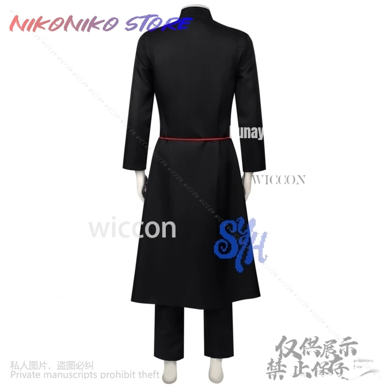 Jinu Boy Group Sajaboys Cosplay Anime Movie Kpop Demone Bello Uniforme Vampiro Goth Punk Cappotto Lungo Corea Idol Vestito di Halloween