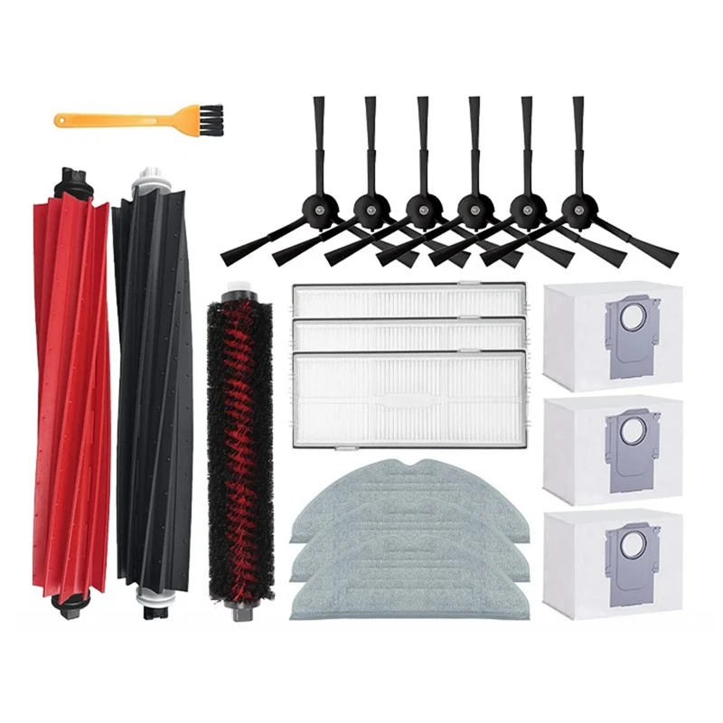 

For Roborock S8 S8 Pro Ultra S8+ G20 Robot Vacuum Replacement Spare Parts Mop Hepa Filter Dust Bag Cleaning Rolling Brush