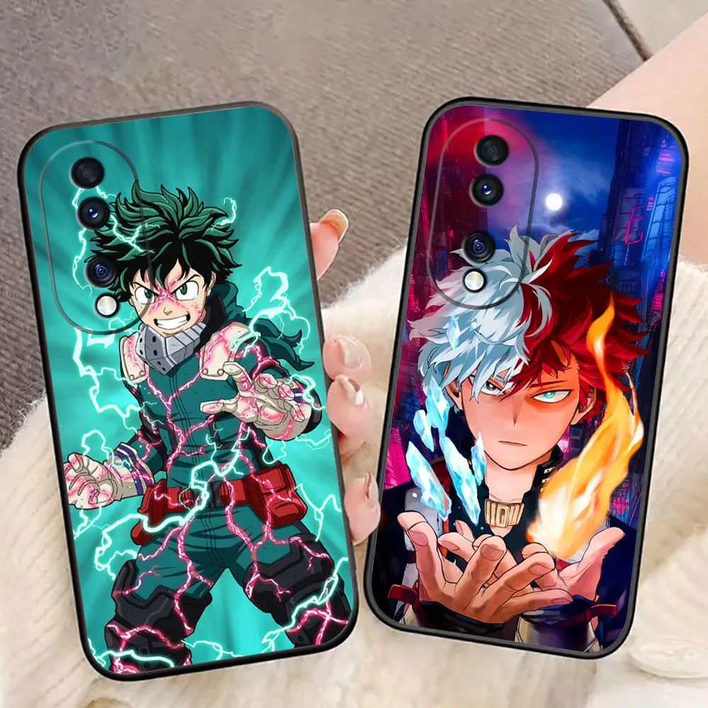 Funda de teléfono con dibujos animados de My Hero Academy para HUAWEI NOVA 3I 7I 8I 9 HONOR 400 20 90 X5C X6B X7 X7B X7D X8 X8B X9 X9B X9D X9A