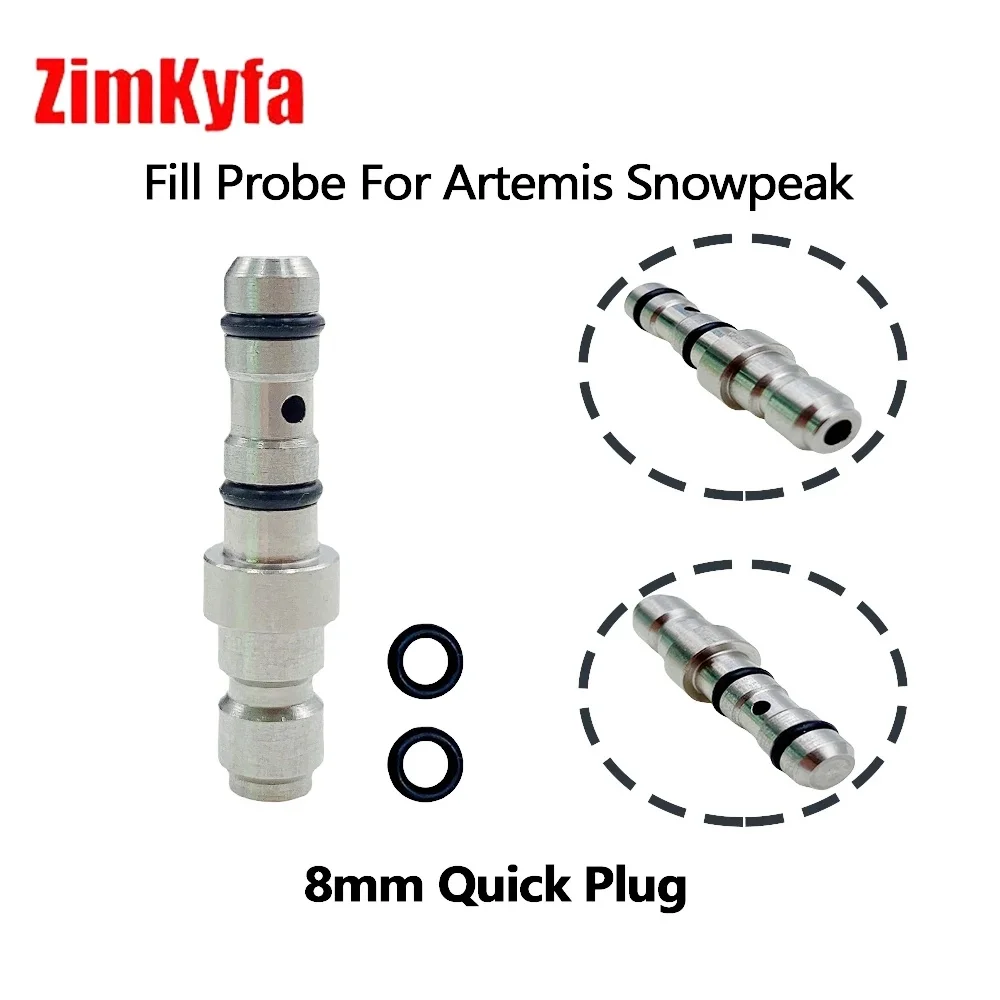 Conector de llenado de aire con enchufe rápido para Artemis Snowpeak