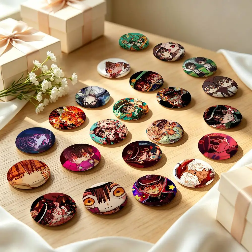 Cute Anime T-toilet Bound H-hanako KunS Cute Badge Pins For Friend, Backpack, Clothing, Collectible Accessories, Jewelry Gift