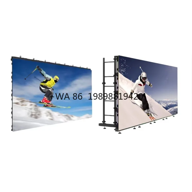 

Церковные общественные фоны Торговый центр Выставочный зал Сценическая видеостена HD P3.91 Крытый светодиодный дисплей Настенная панель для