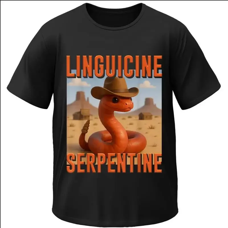 T shirt Meme Snake Cowboy Italian Brainrot AI Memes