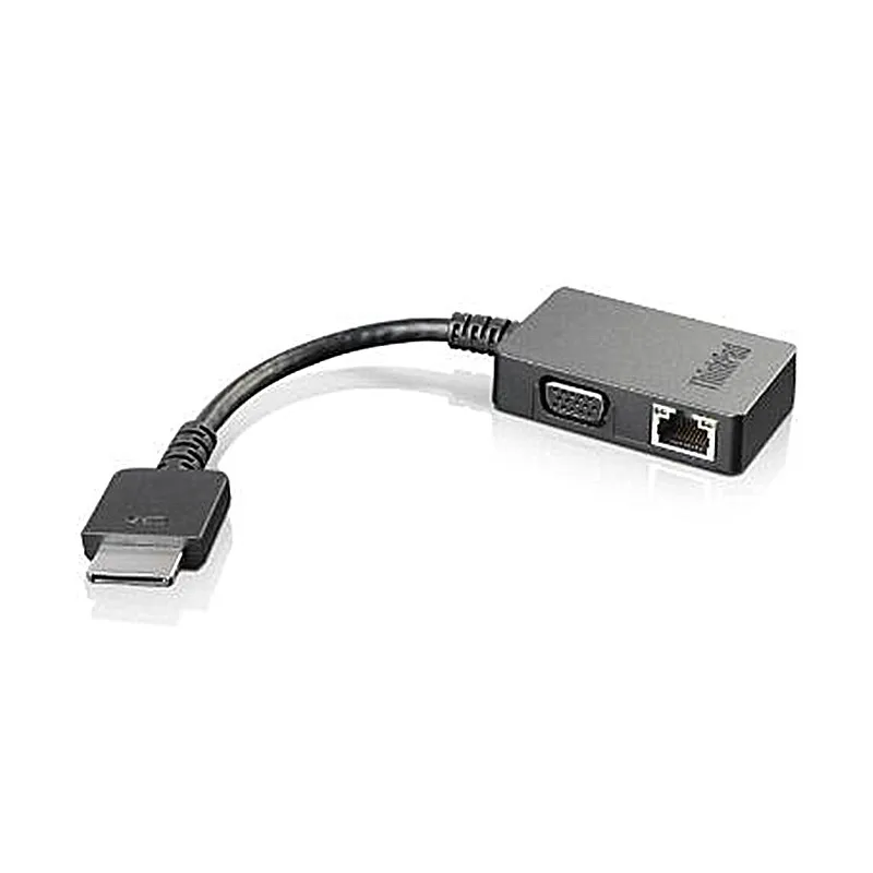 

Адаптер для lenovo thinkpad onelink к vga/rj45 (черный), Новый ibm thinkpad 13/gen 2, yoga 260, yoga 460x1 yoga 1st,yoga 14