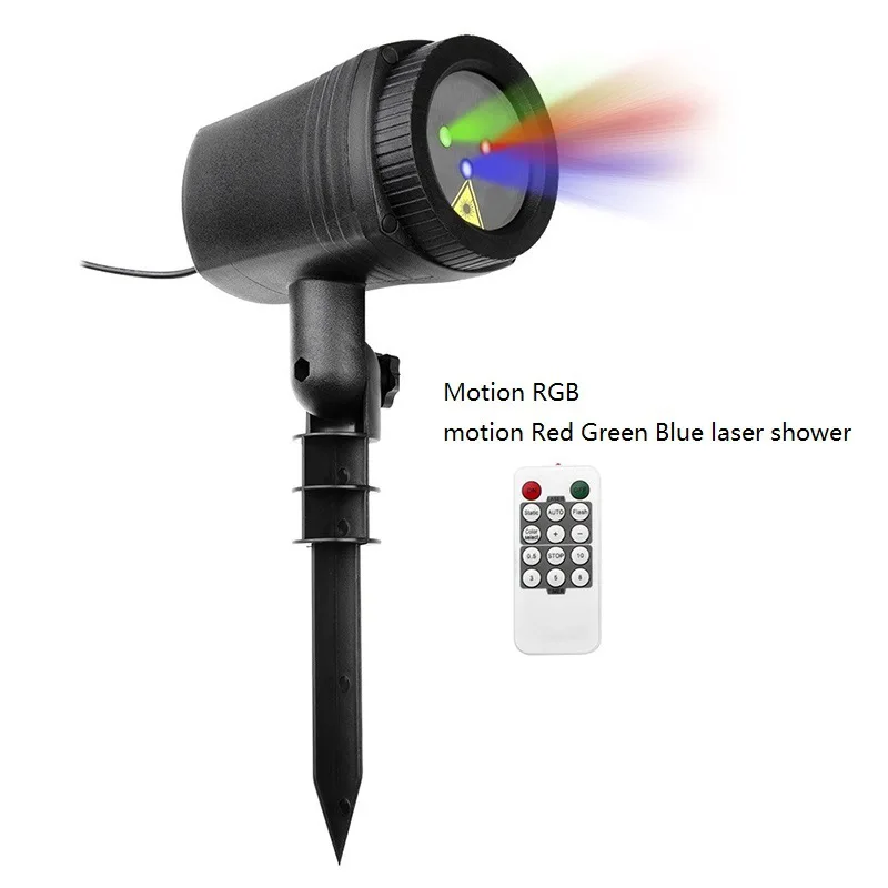 20 أنماط أضواء إسقاط الفناء RGB أضواء عيد الميلاد مصباح داخلي مع جهاز التحكم عن بعد لديكور المناظر الطبيعية لحديقة الحفلات