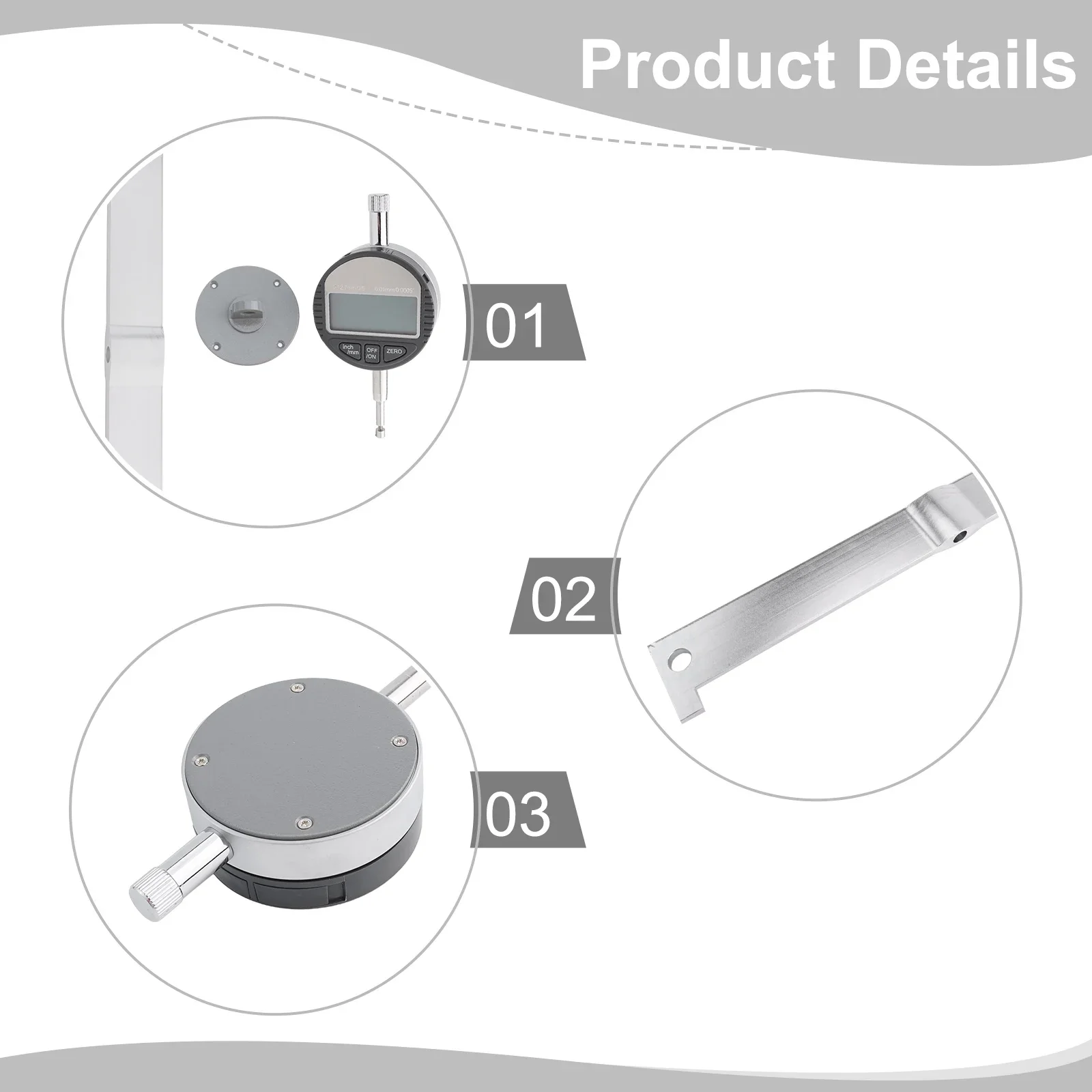 Reliable Guitar Calibration and Maintenance Tool Set for Luthiers Neck Measuring Rod and Digital Display Ruler