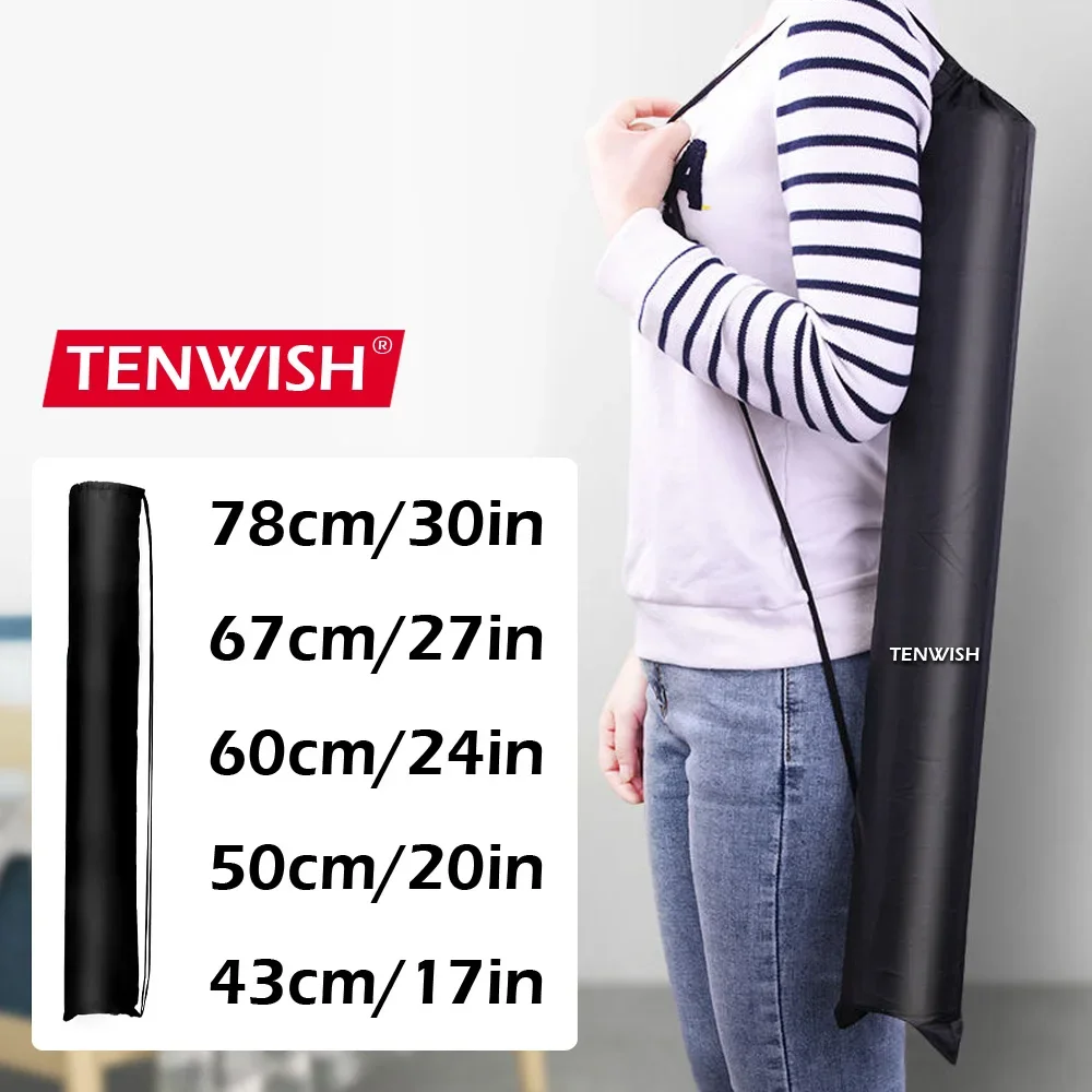 TENWISH 40/50/60/67/78 см шнурок зубов сумка для переноски светильник стоячий штатив для камеры штатив-монопод Зонт от магазина allenjoy категории люкс д...