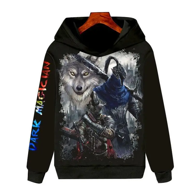 

Толстовка с 3D-принтом k Souls Long Sleeve на флисовой подкладке, молодежная, модная, спортивная, с мультяшным аниме-дизайном, гарантированное тепло