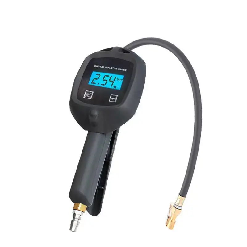 Hoge Precisie Band Auto Inflatie Meter Digitale Display Elektronische Drukmeter Opblazen En Opblazen Bandenspanningsmeter