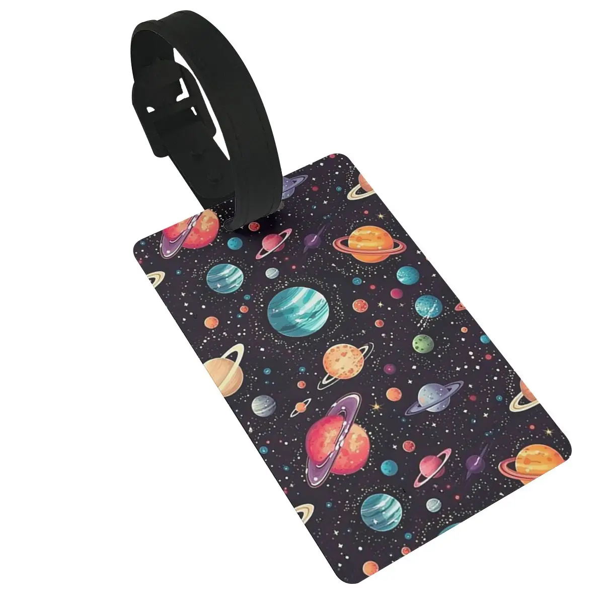 Solar System Space Planets Universe Luggage Tags Suitcase Accessories Travel Baggage Boarding Tag Label Holder ID Name Address