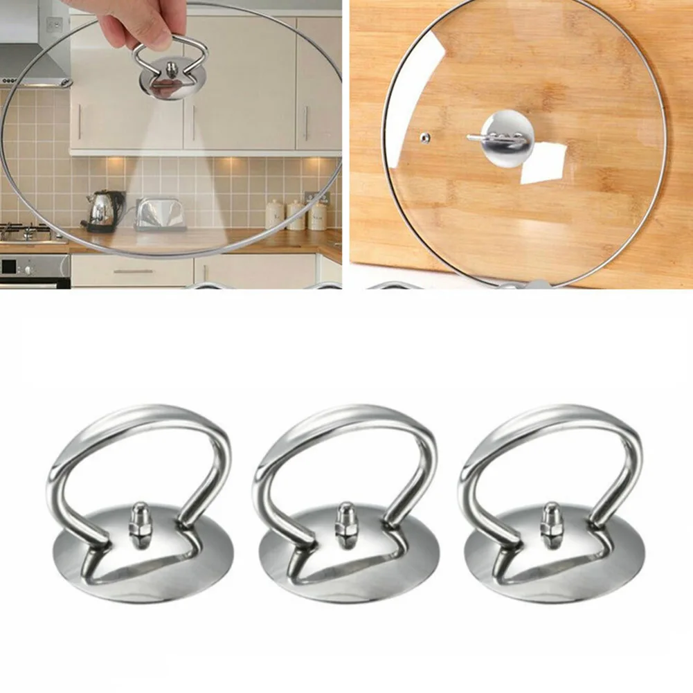 

4.9x5.3x4.1Cm Pot Lids Cover Knob Handle For Kitchen Cookware Lid-Handle Cookware Accessories Stainless Steel Replacement Parts