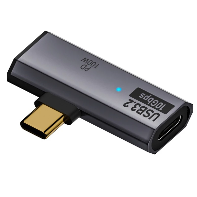 

USB3.2 10Gbps USB C To Dual Type-C OTG Data Adapter Male To Female 100W Fast Charging Earphone Adapter