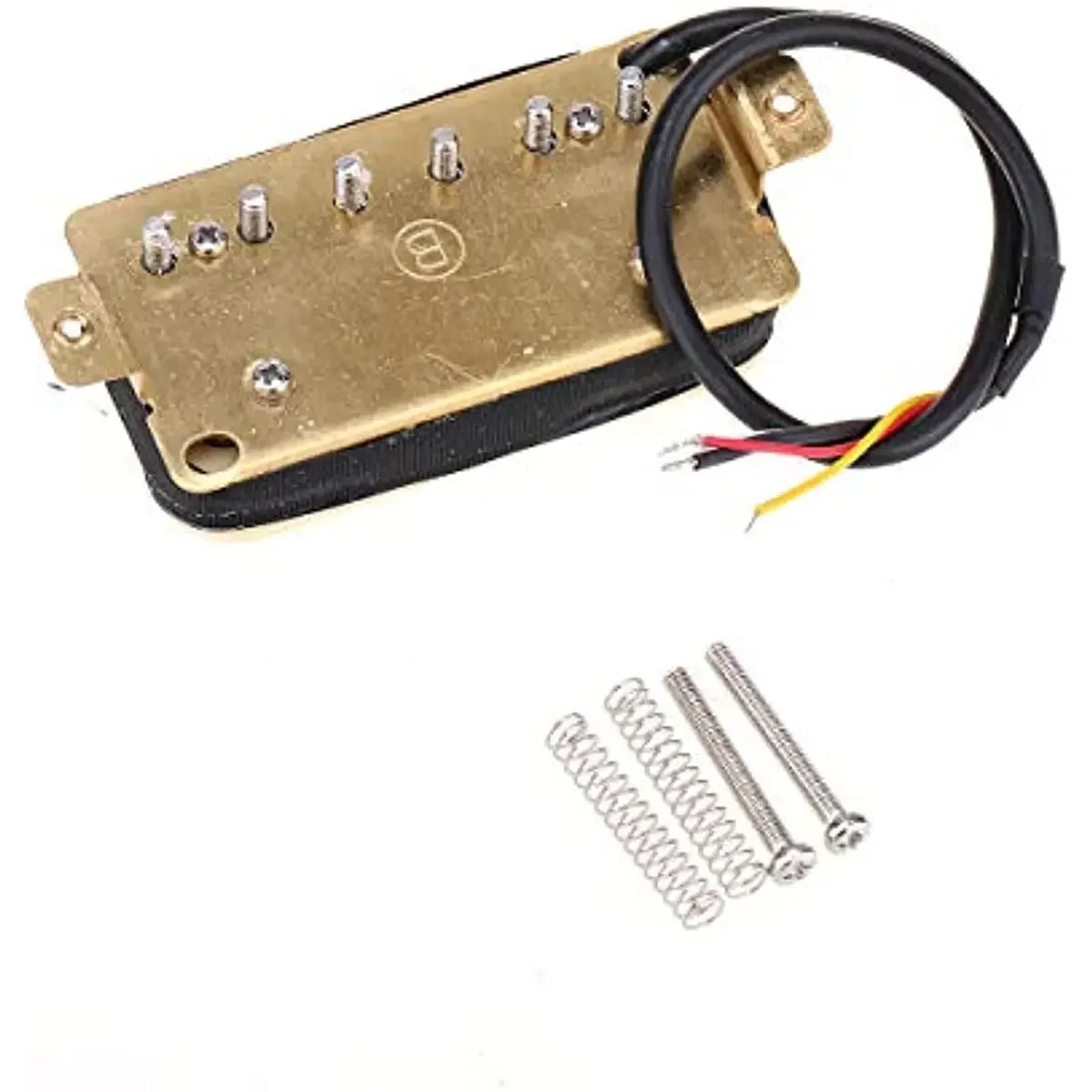 Wilkinson Vintage Tone Alnico 5 Overwound Open Style Humbucker Pickups Set for Electric Guitar, Zebra