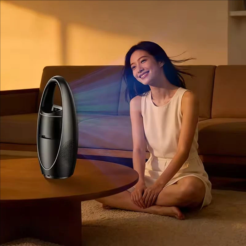2026usb-bladeless-fan-can-atomize-9-hour-timed-9-speed-wind-with-shaking-head-gilded-effect-ambient-light