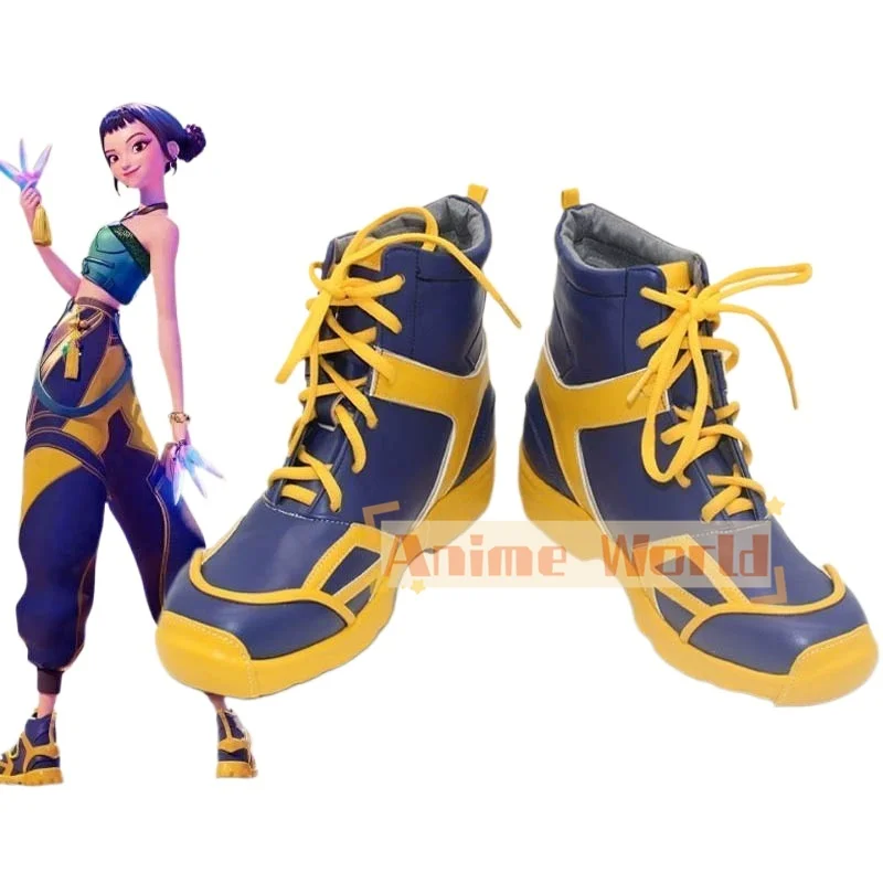 Children Adult Boys Girls  Anime Movie KPop Demon Hunters HUNTR/X Zoey Cosplay Shoes Adult Unisex Role Play Accessories Prop