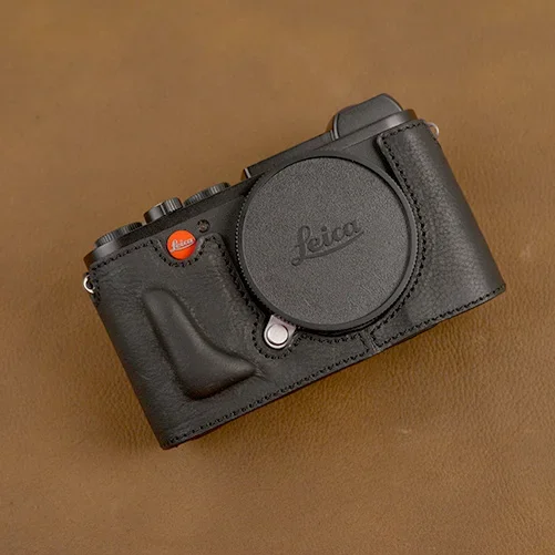 For Leica CL Camera Genuine leather cowhide Bag Body Genuine Leather Half Case Bag