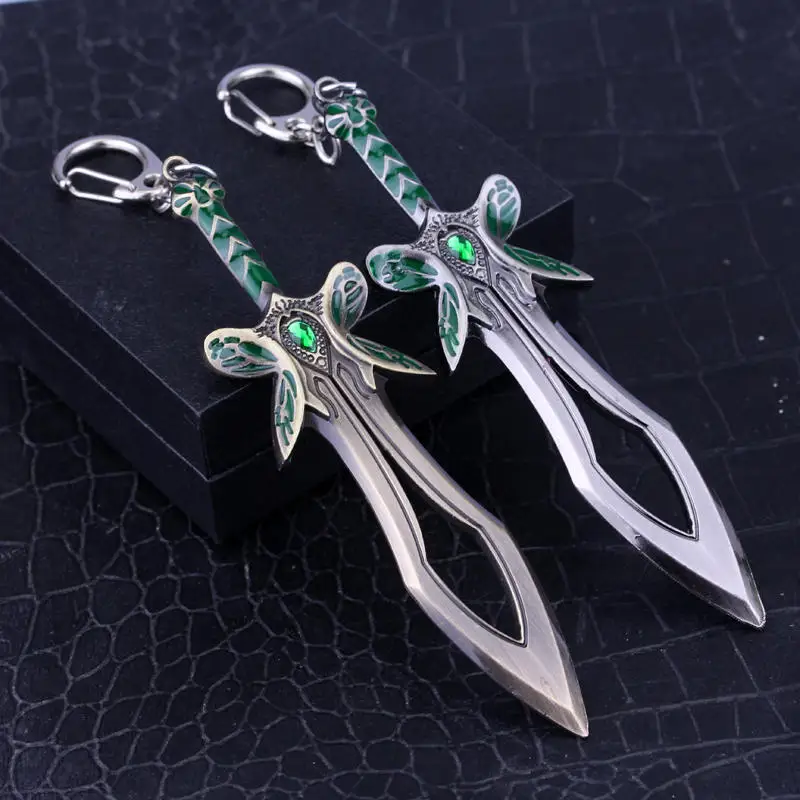 Dota 2 Jogo Dos Desenhos Animados Dota 2 Chaveiro, Borboleta Espada Armas, Adereços Talismã, Porta-chaves, Chaveiros, Acessórios Cosplay, Presente
