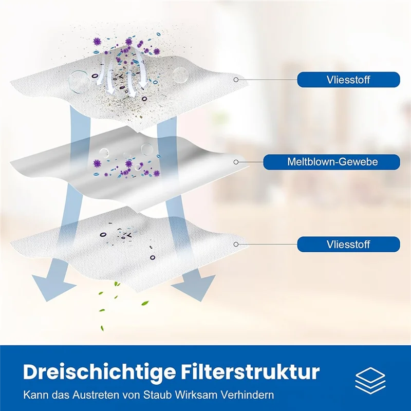 

FAAJ-Vacuum Cleaner Bags For Tapo RV30 Max Plus Robot Vacuum Cleaner Large Capacity Replacement Bags