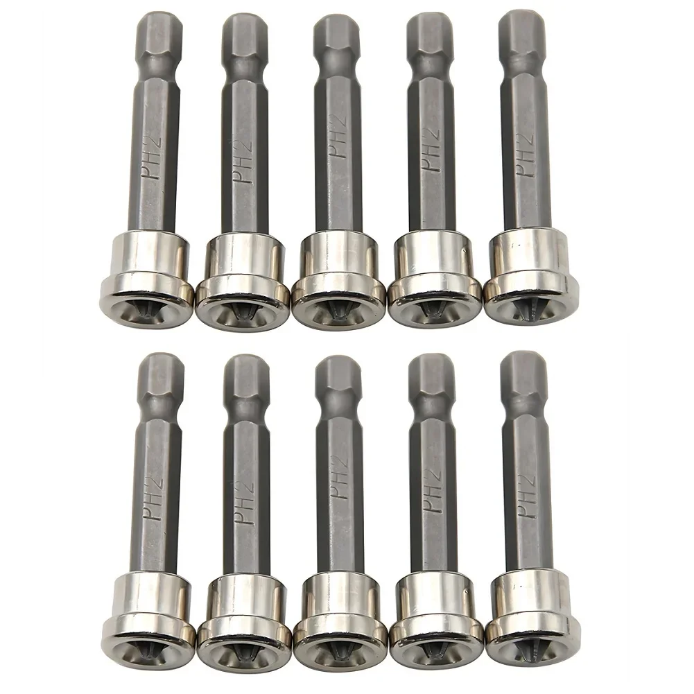 Plasterboard Work Drywall Screwdriver Bits Chromium Vanadium Screwdriver Bits Hex Shank Bits Magnetic Collar Design