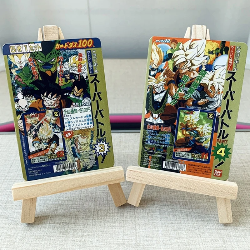 Jeu de cartes GON BALL ACG, jouets de bricolage, grille flash, cadeau Part1-6, fils Goku Gohan, Android18 Vegeta Torankusu Cell, 6 pièces/ensemble