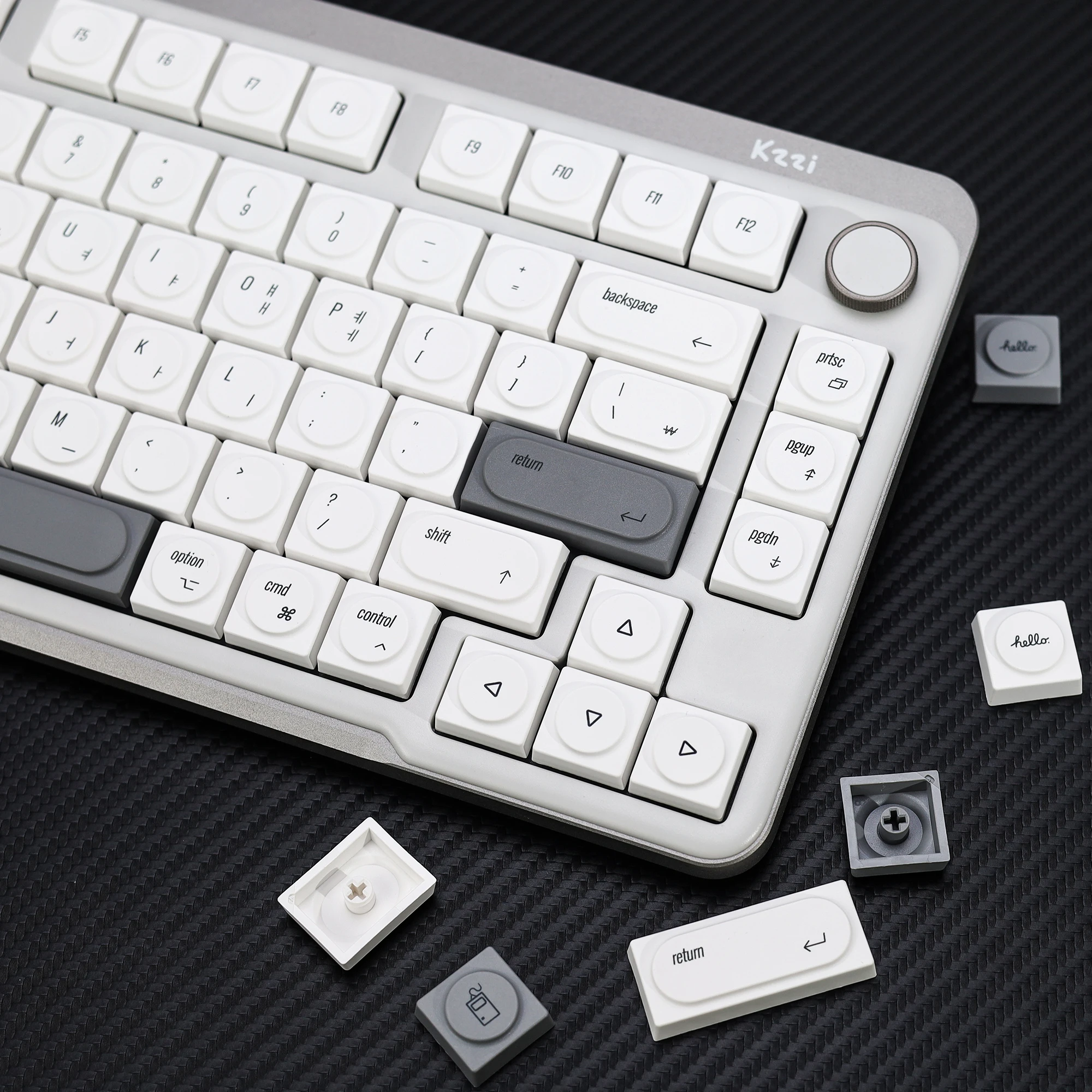 KBDiy 139 Keys MAC Style Doys Keycaps PBT Low Profile Korean Keycap Custom for Mechanical Keyboard Gaming Retro for MX Switches