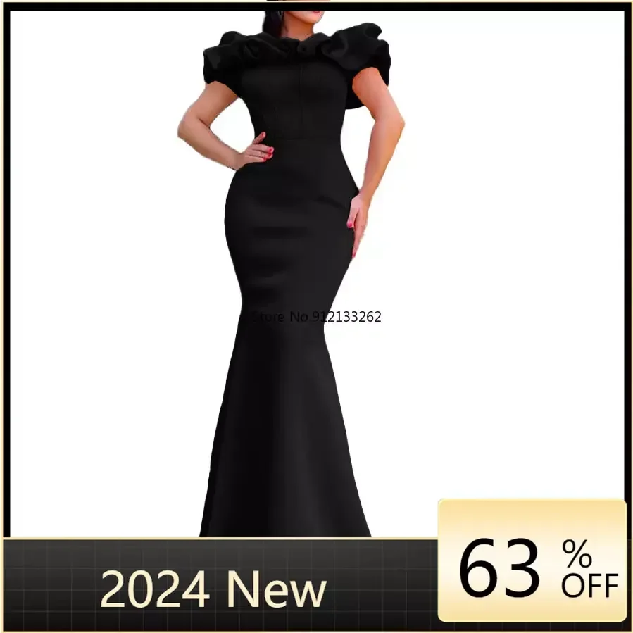 

African Fashion Robe Femmes Sexy Wedding Dress Evening Maxi Dress Party Ladies Bodycon Peach Hip Elegant Long Dresses For Women