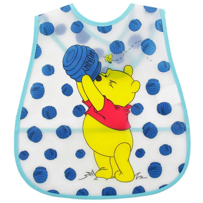 1pcs Baby Bibs Waterproof Feeding Baby Saliva Towel Newborn Cartoon Mickey Aprons Baby Bibs Adjustable Disney