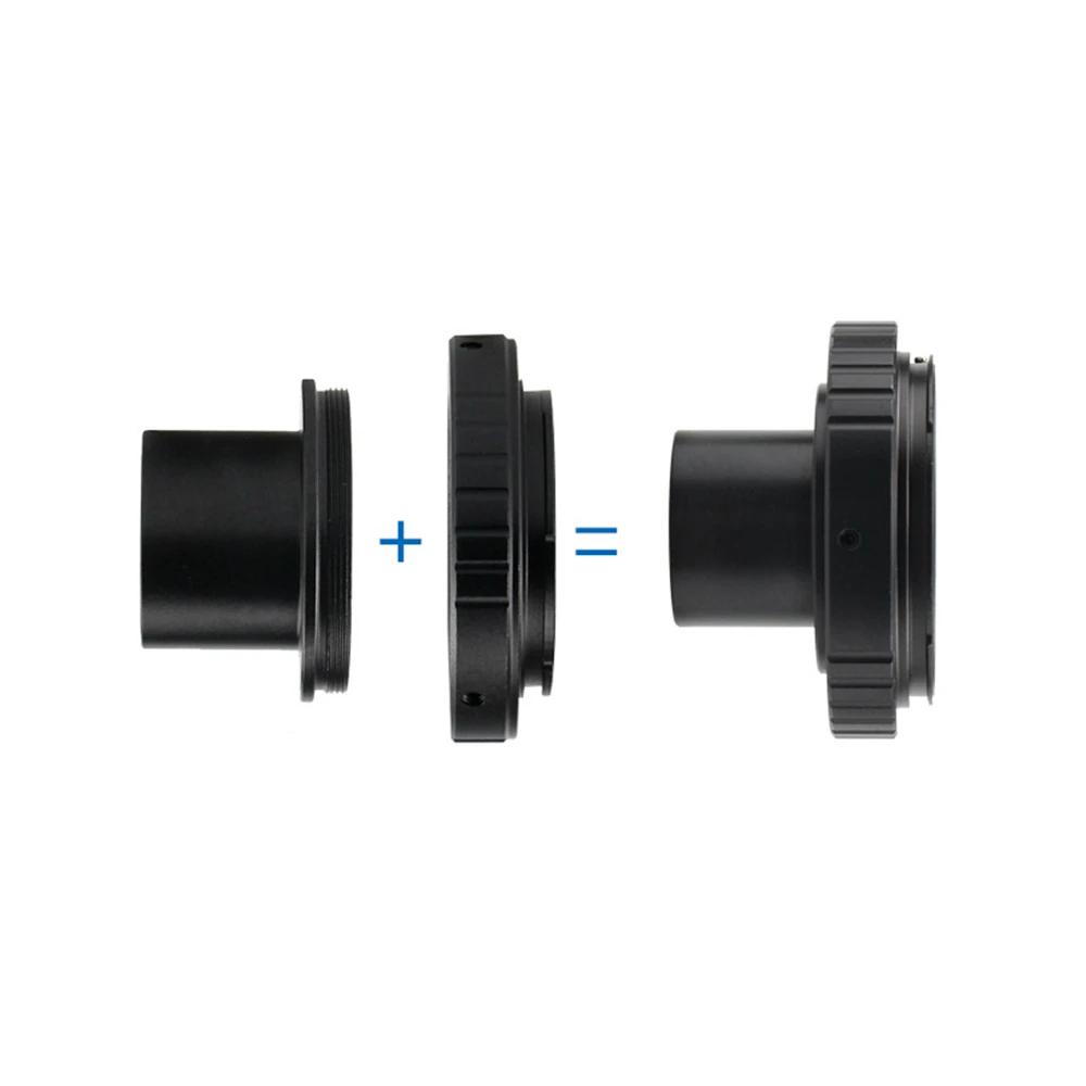 30mm T Ring Mount Set for Mirrorless Camera Adapter Microscope Eyepiece Ports