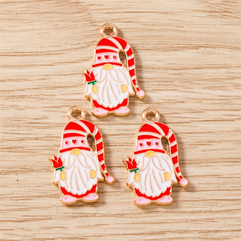 10 Stück süße Mix Valentinstag Charms Emaille Liebe Herz Brief Charms Anhänger passen Halsketten Ohrringe DIY Handwerk Schmuckherstellung – Detail 12