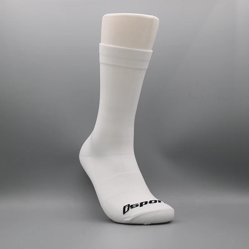 

4 пары спортивных носков до середины икры для мужчин и женщин, впитывающие пот дышащие спортивные носки для езды на велосипеде и бега
