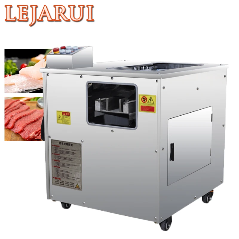 Restaurant Meat Slicer 1.5-10Mm Ultra-Thin Meat Cutting Machine For Fresh Meat Fish Squid