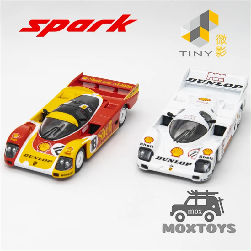 Spark x Tiny 1:64 962 C Racing Diecast Model Car