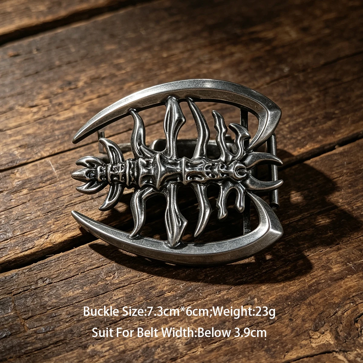 Gothic New 3.7cm 3.8cm 3.9cm Spider Lion Snake Designer Punk Belt Buckle Fashion Men and Women's  Alloy Plate Buckle view 2