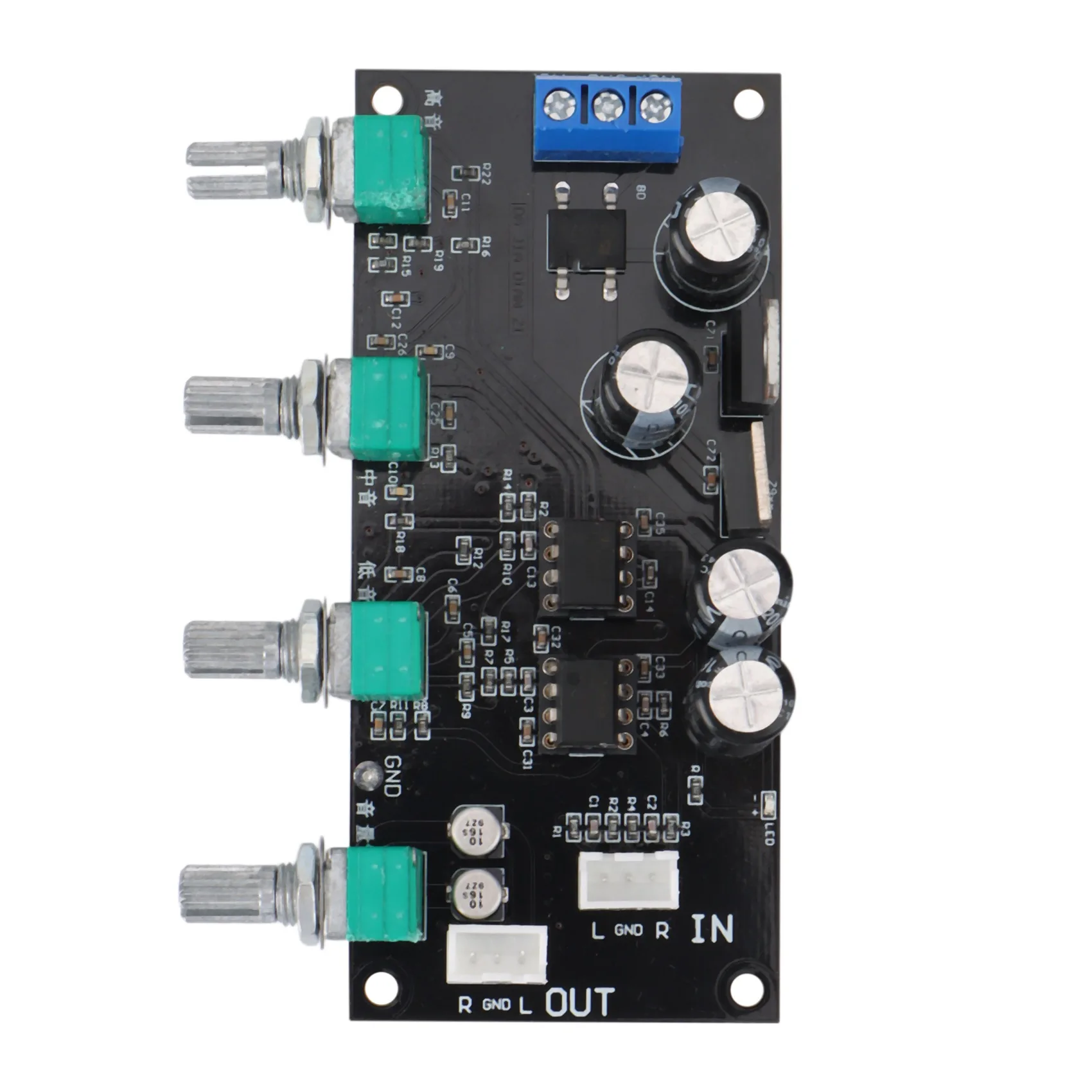 Ne5532 Verstärker Ton Vorverstärker Board Höhen Bass Mittel töner Lautstärke regler Einstellung Vorverstärker, feste Version
