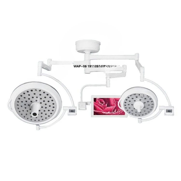 LED700 Medical Hospital Ceiling Installation Double Head Shadowless OT Light Emitting Diode Operating Lamp