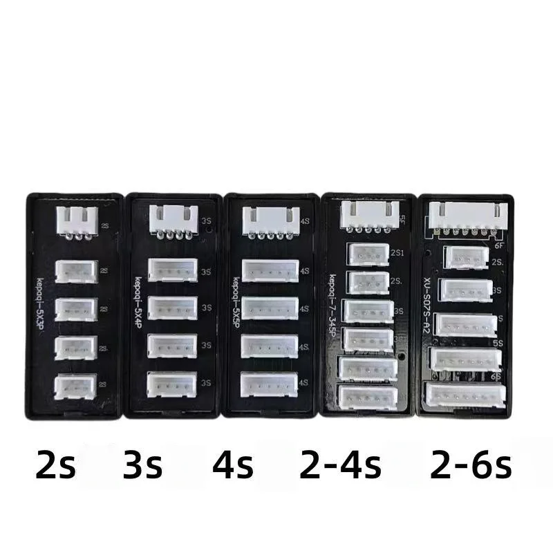 Lithium Battery Parallel Charging Board 2s 3s 4s 5s 6s Lithium Battery Balance Head Compact Universal Charger