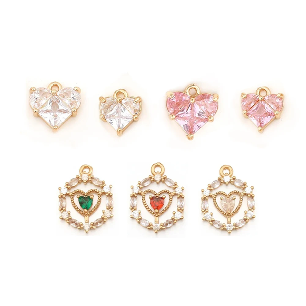 

Cordial Design 40Pcs DIY Earrings Making/Crystal Charms/Hand Made/Heart Shape/Rhinestone Pendant/Jewelry Findings & Components
