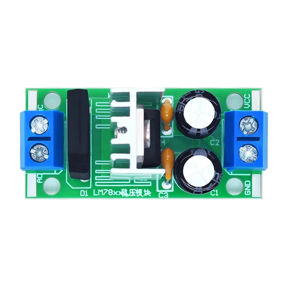 L7805 LM7812 Three-terminal Regulator Power Supply Module Rectifier Filter Power Converter 3A Rectifier Bridge 5V 12V Stabilizer