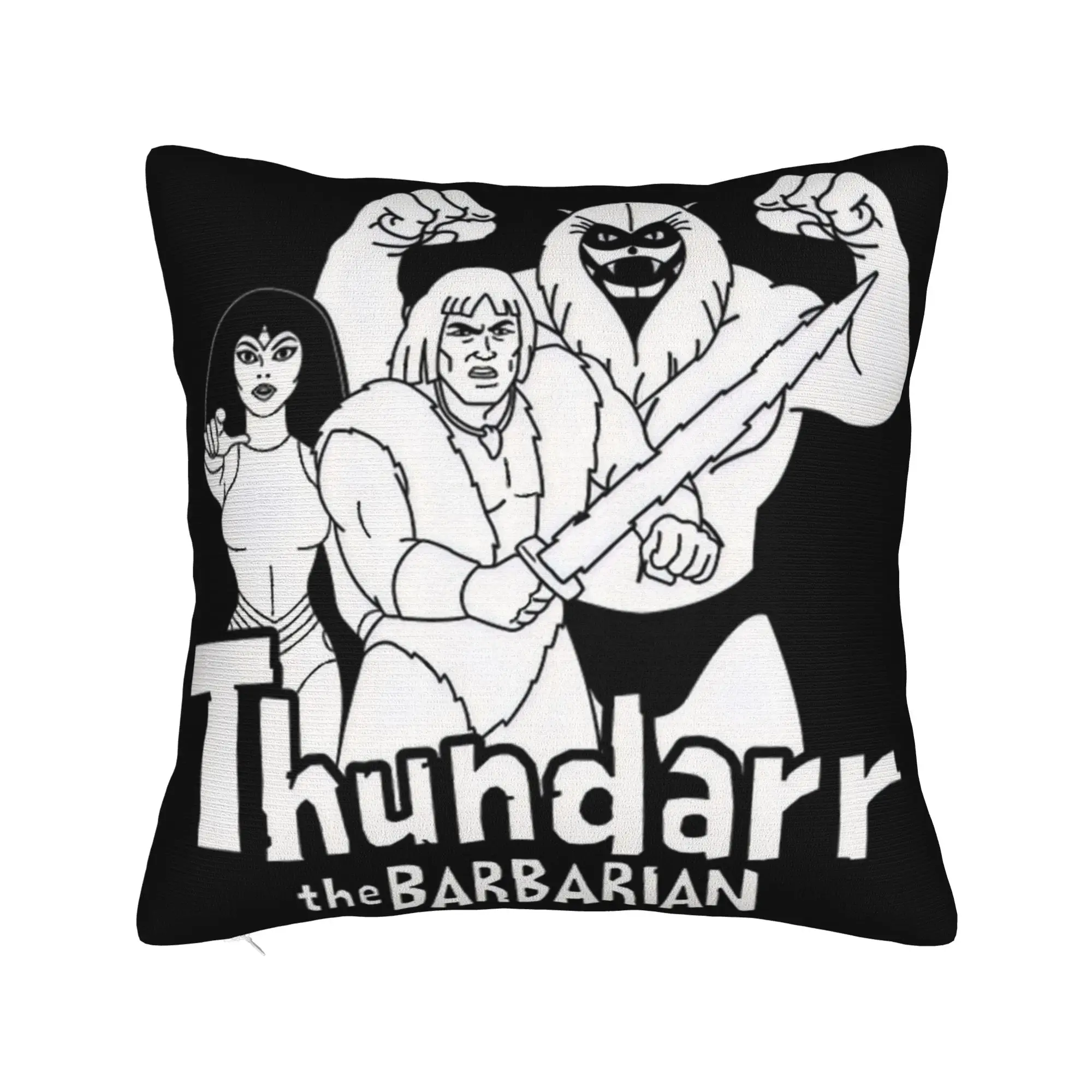 Decorative Pillowcase Thundarr the Barbarian Merch Home  Pillow Case Cover Square Multiple Sizes