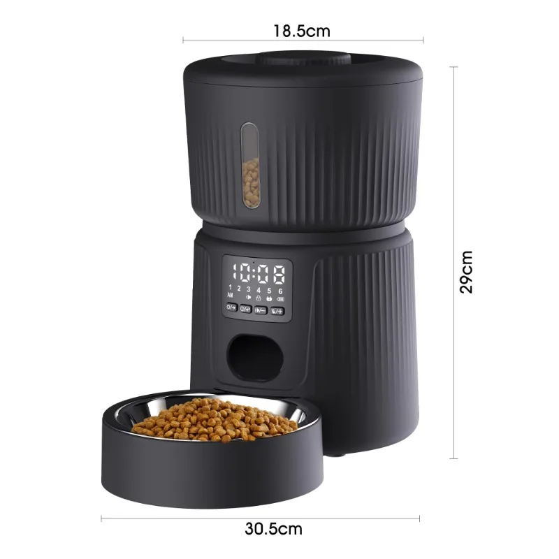 2023 new design Hot Selling Pet Feeder Intelligent 6-Meal Timing 3L Automatic