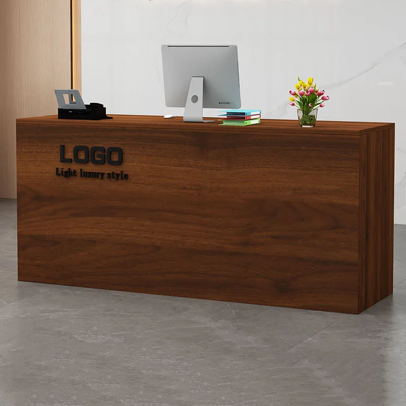 Display Modern Reception Desks Decorations Beauty Salon Reception Desks Checkout Counter Mostrador Negocio Commercial Furniture