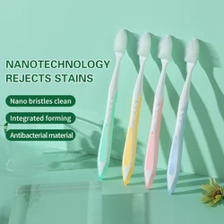 Nanotechnology Manual Toothbrush Adults Antibacterial Material Deep Tooth Cleaning Gingival Protection Men Women Couple